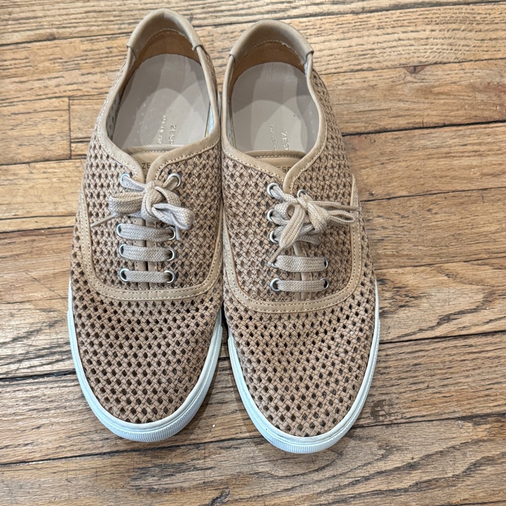 Zespa Men's Tan Casual Sneakers